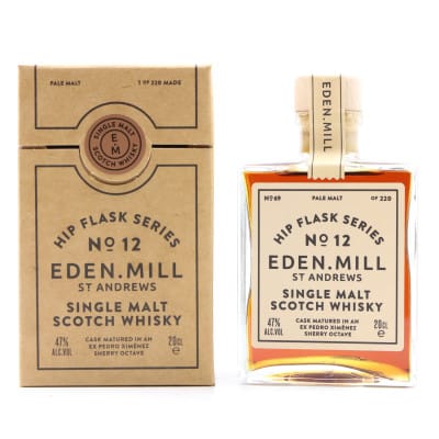 Eden Mill Hip Flask Series No.12 Pedro Ximenez Octave 20cl