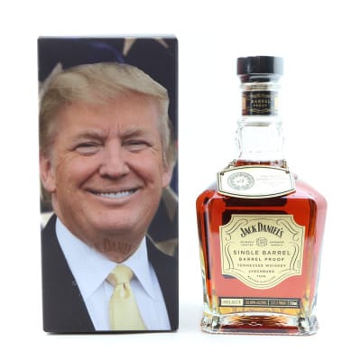 Jack Daniel’s Single Barrel Donald Trump 2024 75cl with memorabilia