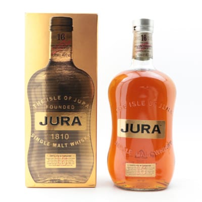 Jura Vintage Collection 16 Year Old, Bourbon & Sherry Cask, 40% whisky bottle