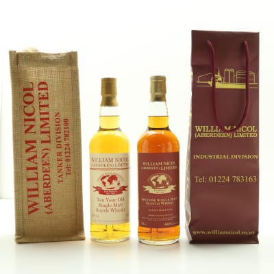 William Nicol (Aberdeen) Limited Single Malt 2 x 70cl