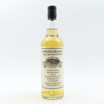 Springbank 1994 26 Year Old Private Cask #95/32-3