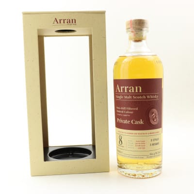 Arran 8 Year Old, Cask #2452, 2021, 60.3% whisky bottle