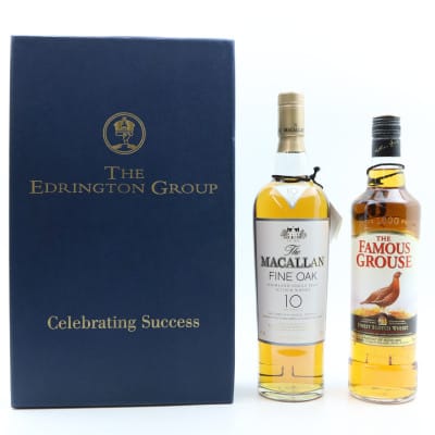 Edrington Celebrating Success Famous Grouse & Macallan 12 Year Old Fine Oak 2 x 70cl