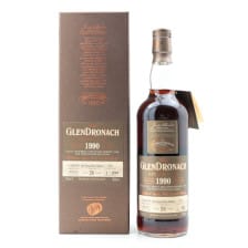 GLENDRONACH 1990 26 YEAR OLD SINGLE CASK 2973 BOTTLE NUMBER 1