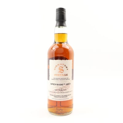 Speyside (M) 2011 13 Year Old Signatory 100º Proof Edition #25