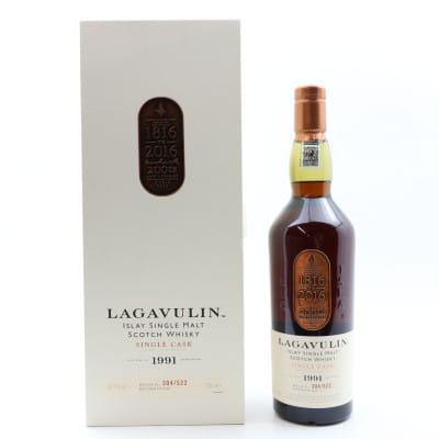 Lagavulin 1991 Single Cask 200th Anniversary Edition
