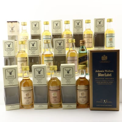Assorted Gordon & MacPhail Minis 11 x 5cl & 1 x Johnnie Walker Blue Label Mini 5cl