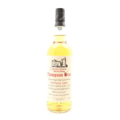 Glen Ord 2001 25 Year Old Single Cask #307487 For Dornoch Castle
