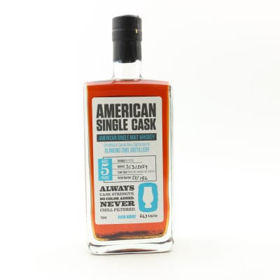 Blinking Owl 2018 5 Year Old American Single Malt American Single Cask #0002 75cl