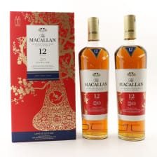 MACALLAN 12 YEAR OLD DOUBLE CASK YEAR OF THE PIG LIMITED EDITION 2 X 70CL