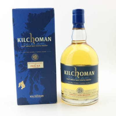 Kilchoman Fèis Ìle 3 Year Old, Bourbon Cask, Cask #113/07, 2010, 62.2% whisky bottle