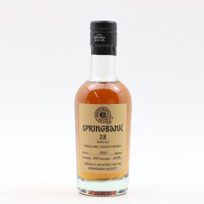 Springbank 28 Year Old Society Bottling 20cl