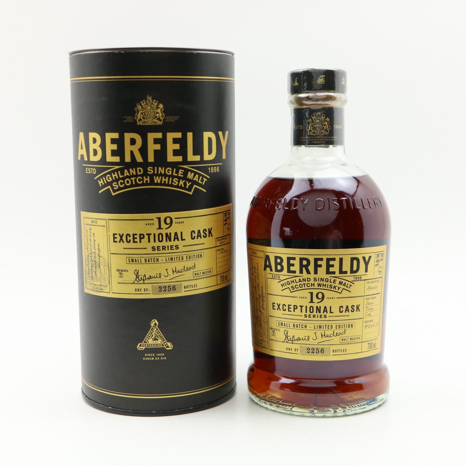 Aberfeldy 19 Year Old Exceptional Cask Sherry Finish 43% 70cl - RMW
