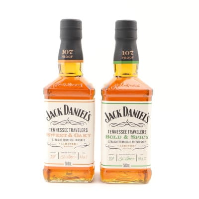 Jack Daniel’s Tennessee Travelers Sweet & Oaky / Bold & Spicy 2 x 50cl