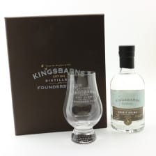 KINGSBARNS DISTILLERY FOUNDERS CLUB SPIRIT DRINK 20CL GLASS BADGE
