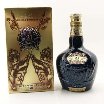 Chivas Royal Salute 21 Year Old Sapphire Flagon