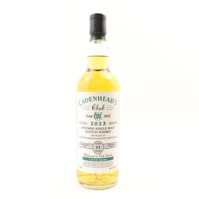 Glentuachers-Glenlivet 2011 11 Year Old Cadenhead’s Club