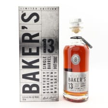 BAKERS 13 YEAR OLD SINGLE BARREL 2019 RELEASE 75CL
