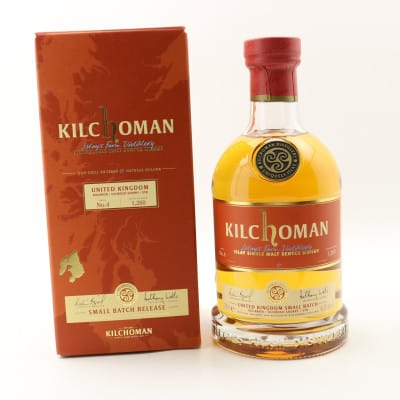 Kilchoman United Kingdom Small Batch, Batch No. 4, 2022, 49.8% whisky bottle