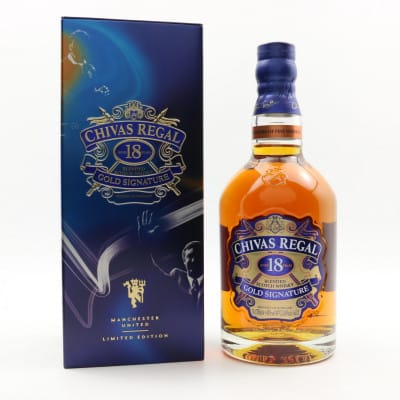Chivas Regal 18 Year Old Gold Signature Manchester United Limited Edition
