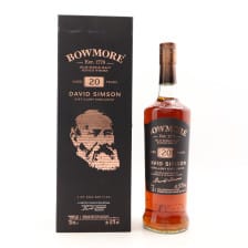 BOWMORE 20 YEAR OLD DAVID SIMSON DISTILLERY EXCLUSIVE