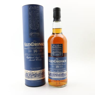 GlenDronach Danish Whisky Retailers 10 Year Old, Sherry Cask, 2016, 46% whisky bottle