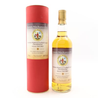 Forres Mechanics FC 10 Year Old Scottish Highland Football League Champions 2011/2012 Commemorative Bottling