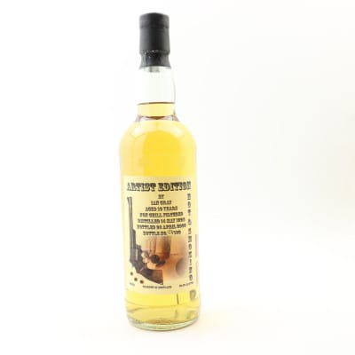 Laphroaig Hot & Smoking Artist Edition by Ian Gray 10 Year Old, 1998, Scottish Liqueur Centre, 62.4% whisky bottle