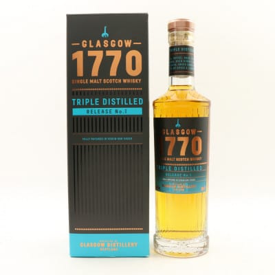 Glasgow Distillery 1770 Triple Distilled Release No.1 50cl