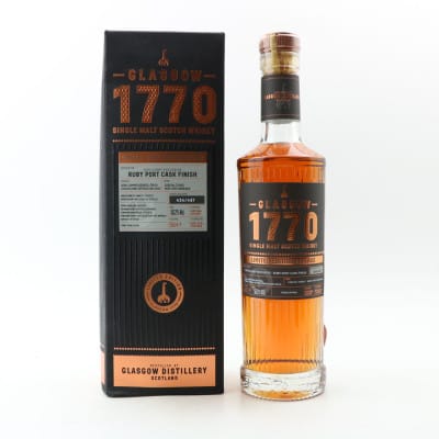Glasgow Distillery 1770 Ruby Port Cask #17/808 Distillery Exclusive 50cl