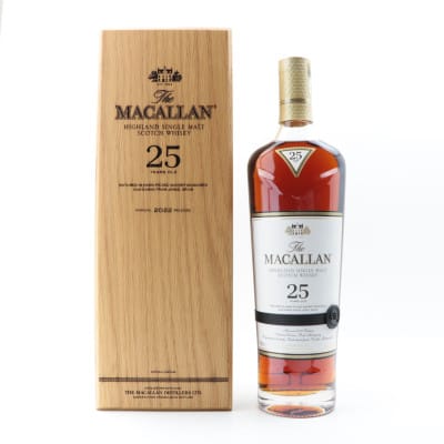 Macallan 25 Year Old Sherry Oak 2022 Release