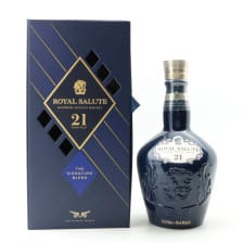 CHIVAS ROYAL SALUTE 21 YEAR OLD SAPPHIRE FLAGON KRISTJANA S WILLIAMS SPECIAL EDITION