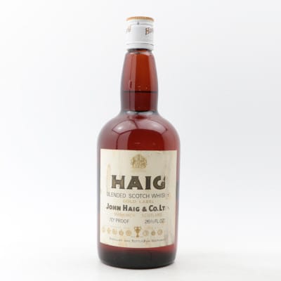 Haig Gold Label Circa 1970’s 26 2/3 Fl Oz