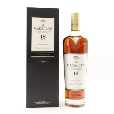 Macallan 18 Year Old Sherry Oak 2022 Release