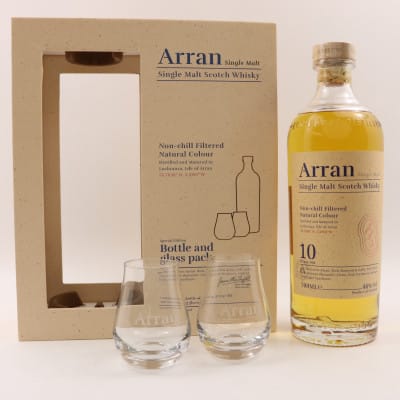 Arran 10 Year Old Gift Set With Glasses