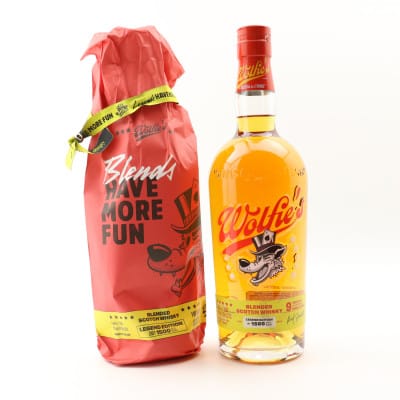 Wolfie's Blended Scotch 9 Year Old, Sherry Cask, 1st Batch, 2023, 43% whisky bottle