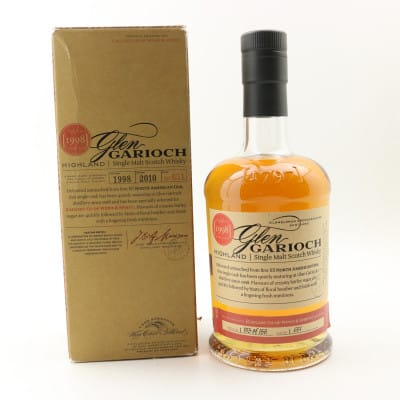 Glen Garioch Bourbon Cask #12 Year Old, Cask #651, 2010, 55.2% whisky bottle