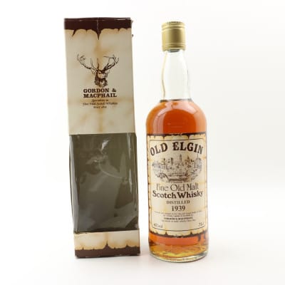 Old Elgin 1939 Gordon & MacPhail 75cl