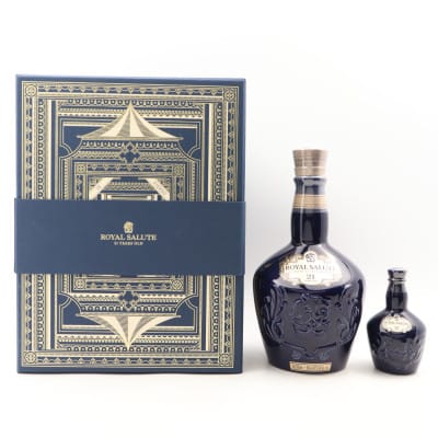 Chivas Royal Salute 21 Year Old Field of The Cloth of Gold Gift Pack With Matching Mini