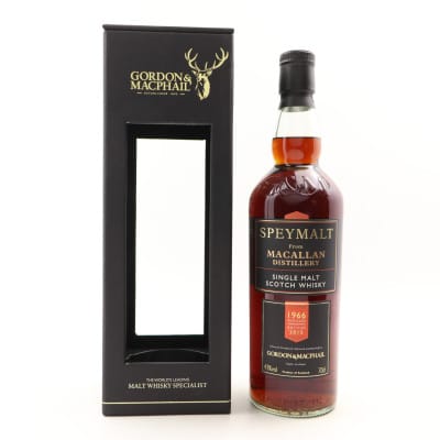 Macallan Speymalt 49 Year Old, Sherry Cask, 1966, Gordon & MacPhail, 43% whisky bottle