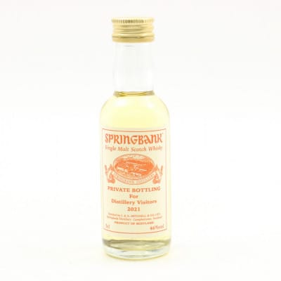 Springbank Private Bottling for Distillery Visitors 2021 Mini 5cl