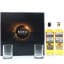 Bushmills Caribbean Rum Cask Finish & American Oak Cask Finish 2 x 70cl With Glasses Gift Set