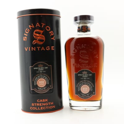 Speyside (M) 2005 18 Year Old Signatory for The Whisky Exchange