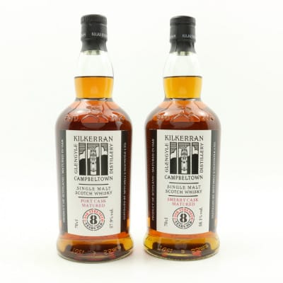 Kilkerran 8 Year Old Cask Strength Port & Sherry Cask Matured 2 x 70cl