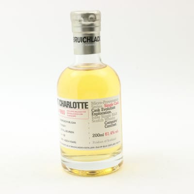 Port Charlotte Micro-Provenance Series 6 Year Old, Bourbon Cask, Cask #1860, 2018, 61.4% whisky bottle