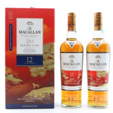 MACALLAN 12 YEAR OLD DOUBLE CASK YEAR OF THE DOG LIMITED EDITION 2 X 70CL