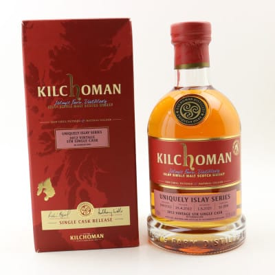 Kilchoman Uniquely Islay Series 8 Year Old, STR Cask, Cask #198/2012, 2020, 53.8% whisky bottle