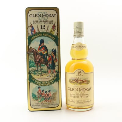 Glen Moray 12 Year Old Highland Regiments The Argyll And Sutherland Highlanders 75cl