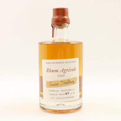 Secret Distillery 2017 Rhum Agricole VSOP Rumclub Private Selection