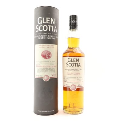 Glen Scotia Exclusive Cask #8 Year Old, Bordeaux Red Wine Cask, Cask #21/698-3, 2022, 56.8% whisky bottle